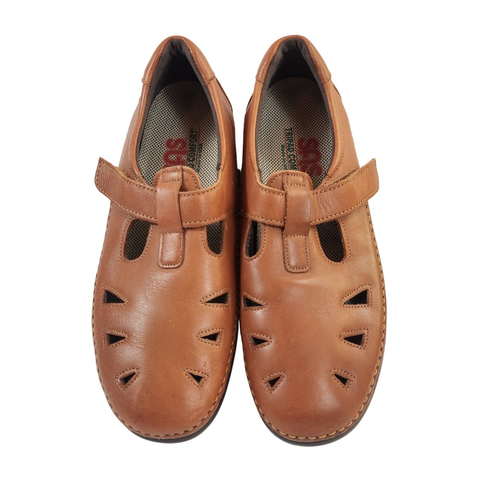 SAS Tripad Comfort Women Size 10 Brown‎ Leather Mary Jane Comfort Shoes